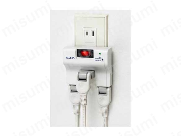 ブレーカー内蔵スイッチ付タップの使用イメージ