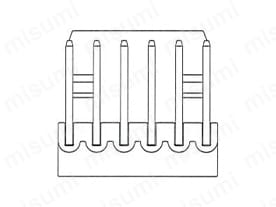 ミエさまとご連絡用 2.5mmピッチ Mini-Latch（TM） ウエハー ライトアングルタイプ