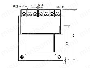 単相複巻トランス LD21シリーズ | 豊澄電源機器 | MISUMI(ミスミ)