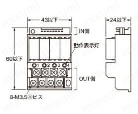 型番 | ターミナルリレー G6B-4□□ND | オムロン | MISUMI(ミスミ)