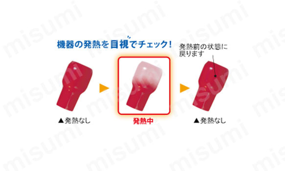 JAPPY サーモキャップ 可逆タイプ 赤 50個入 MTC-100-N (4-317-08) :4