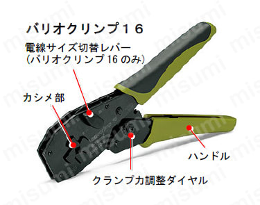 フェルール圧着工具 206シリーズ | ワゴ | MISUMI(ミスミ)