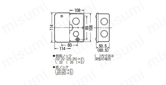 PVKボックス 中形四角（浅型）:関連画像