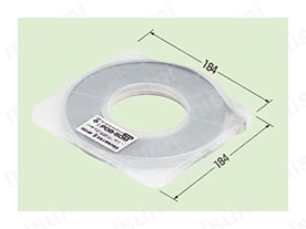ポールバンド用 締付金具の寸法図