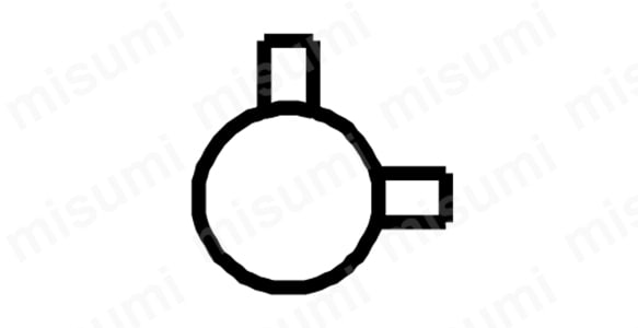 露出用丸形ボックス(カブセ蓋・2方出・L) | 未来工業 | MISUMI 露出用丸形ボックス(カブセ蓋・2方出・L) | 未来工業 | MISUMI