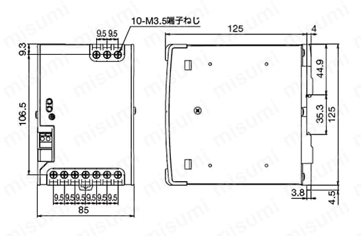 型番 | PS6R形スイッチングパワーサプライ本体 | ＩＤＥＣ | MISUMI