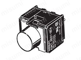 小形押ボタンスイッチ A3A（小形角胴）:関連画像