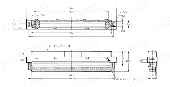 DINコネクタ（ケーブル接続タイプ） XC6:関連画像