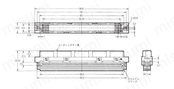 DINコネクタ（ケーブル接続タイプ） XC6:関連画像