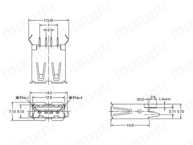 USBコネクタ XM7:関連画像