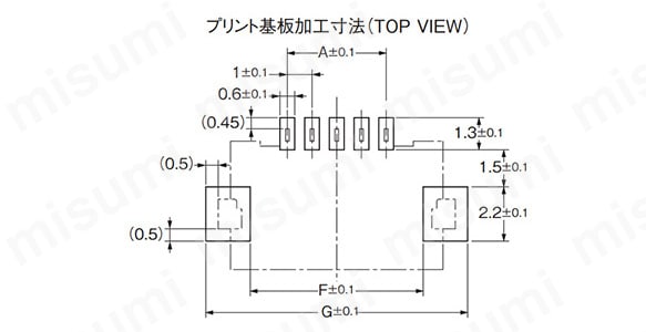 回転バックロック方式（0.5mmピッチ 両接点タイプ）　XF2M:関連画像