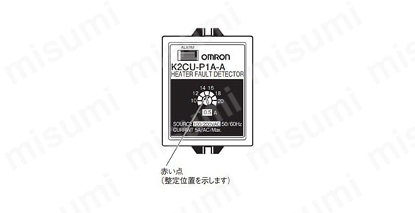 ヒータ断線警報器 K2CU | オムロン | MISUMI(ミスミ)