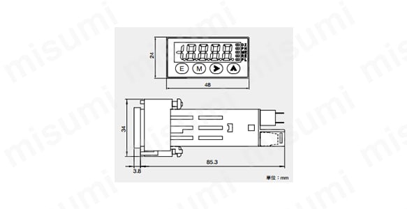 A8411-03 | デジタルパネルメータ A8000シリーズ | 渡辺電機工業