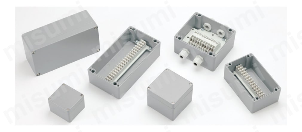 TMA-6P TMA型アルミダイキャスト端子ボックス タカチ電機工業 MISUMI(ミスミ)