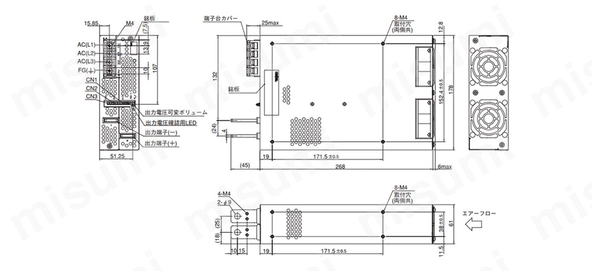 PBAシリーズ（300～1500W）:関連画像