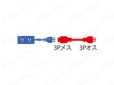 電源延長コード（3P）:関連画像