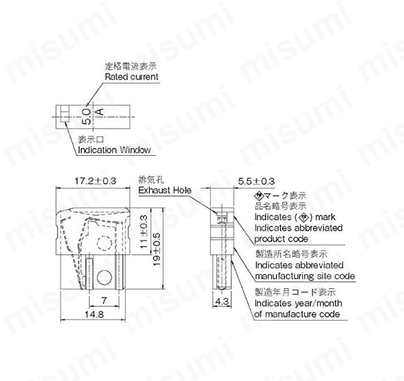 警報用ヒューズ MPシリーズ:関連画像