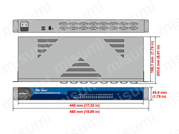 UPort 1650-8 | 産業用変換器/コンバーター | Moxa | IBS Japan