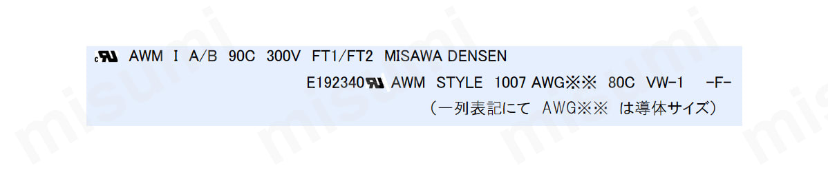 電線表面印字