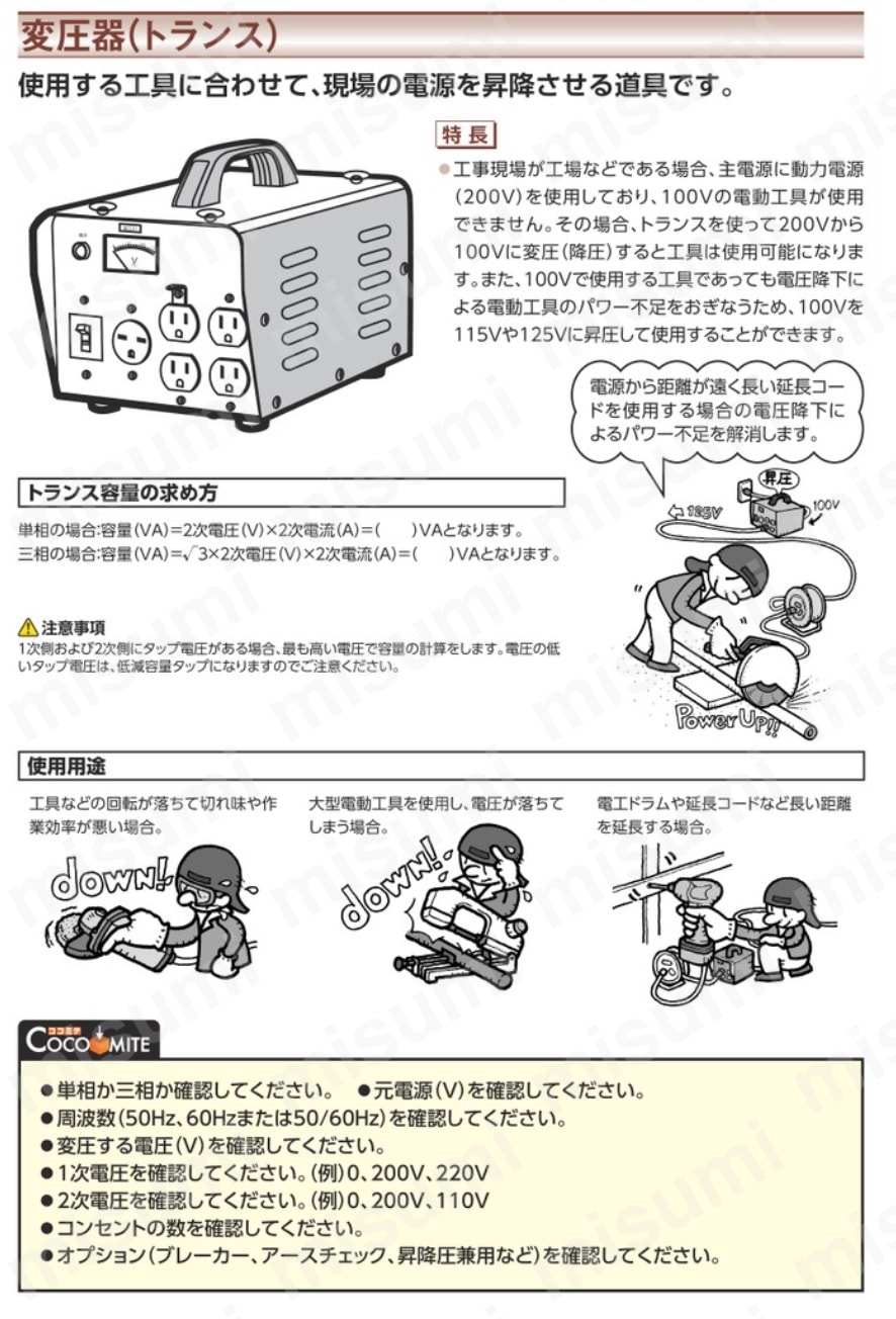 ボルトスライダー据置型 Sシリーズ 山菱電機 MISUMI(ミスミ)