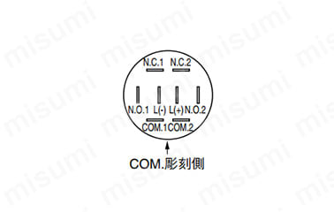 部分照光タイプ 照光式押ボタンスイッチ LP01シリーズ:関連画像