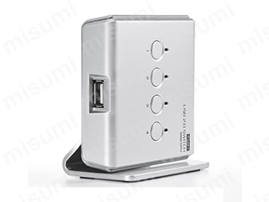USB2.0手動切替器（4回路） SW-US24N:関連画像