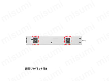 電源タップ（3P・7個口・3m） TAP-F37-3R | サンワサプライ | MISUMI