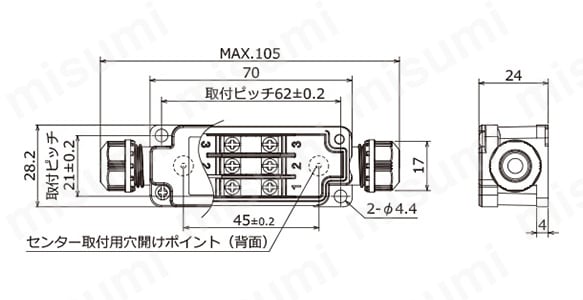 JB-WST303寸法図