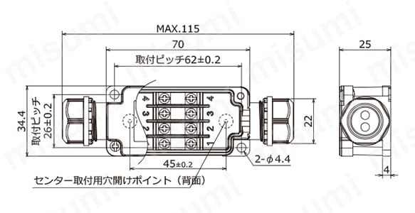 JB-WST304寸法図