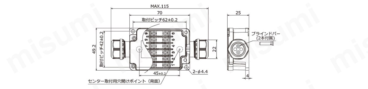 JB-WST306寸法図