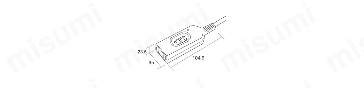中間スイッチ付延長コード:関連画像