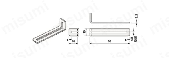 IR-125 | ABCパーツ（補助金具） | 篠原電機 | MISUMI(ミスミ)