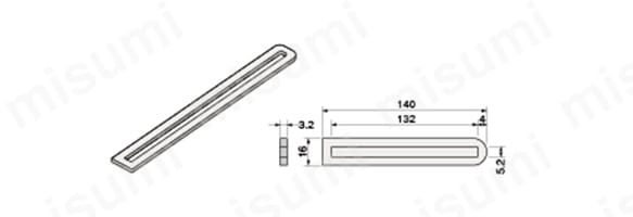L-155-6 | ABCパーツ（補助金具） | 篠原電機 | MISUMI(ミスミ)