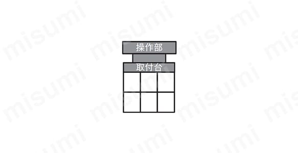 モーメンタリ（非照光）の連結例
