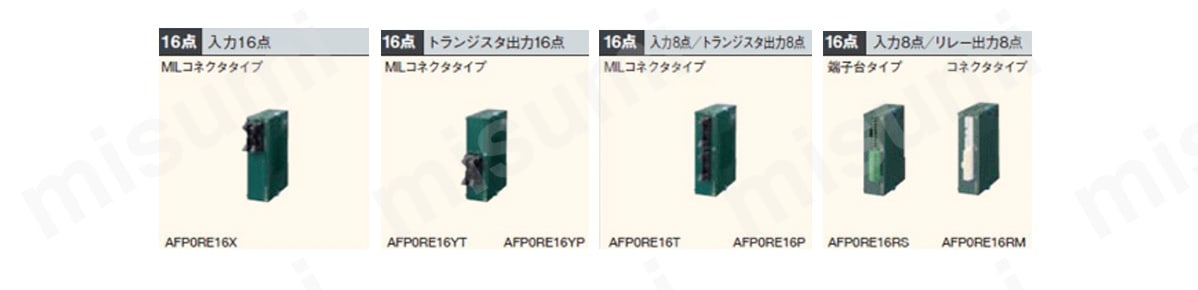 FP0R-E16 増設ユニット Panasonic MISUMI(ミスミ)