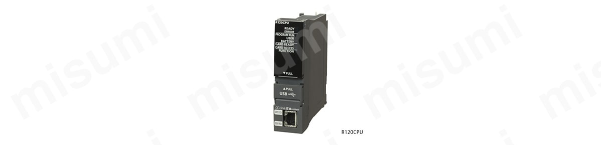 三菱電機 R16ENCPU MELSEC iQ-Rシリーズ CC-Link IE内蔵シーケンサCPUユニット プログラム容量:160Kステップ 基本命令処理時間(LD):0.98ns - 1