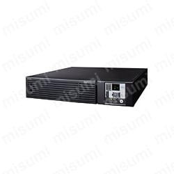 商品画像：BU75RW 無停電電源装置(常時インバータ給電) 750VA/600W：ラック 2
