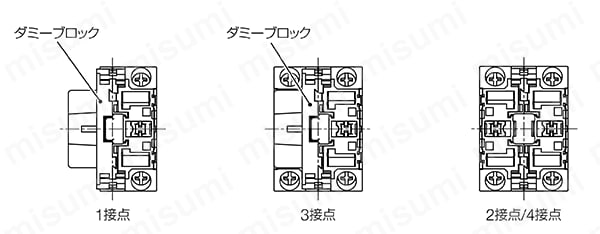 φ30 TWNシリーズ 押ボタンスイッチ 外形図03