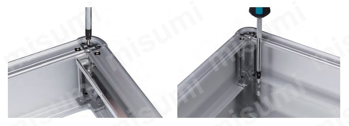 アルミサッシケース AUシリーズ | タカチ電機工業 | MISUMI(ミスミ)