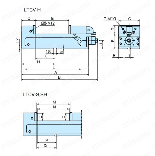 LTCV100SH | ロックタイトCV精密マシンバイス | ナベヤ | MISUMI LTCV100SH | ロックタイトCV精密マシンバイス | ナベヤ | MISUMI