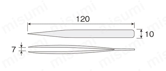 汎用型ピンセット | ホーザン | MISUMI(ミスミ)