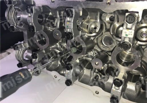 シリーズ名称：軸付ゴム砥石 ダイワラビン【10～100個入り】　使用例2
