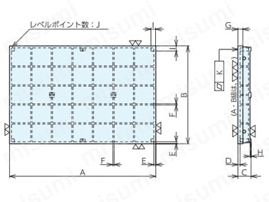 CP03030M | 箱型定盤（機械仕上）,六面加工 | ナベヤ | MISUMI(ミスミ)