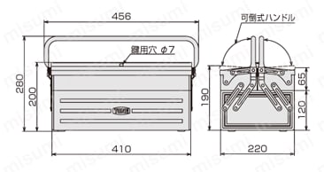 ケース寸法図