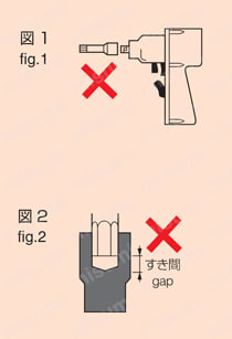 トルクスソケット（強力タイフﾟ） 3TX-T 注意禁止事項