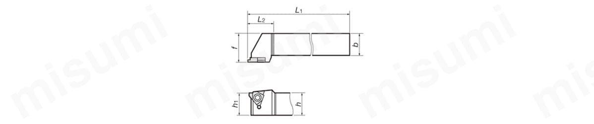 タンガロイ 外径用ＴＡＣバイト CFGSR2525-3SE【711-3498】-