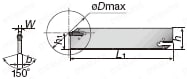 CGP45-4D | 突切り加工用ブレード CGP形 | タンガロイ | ミスミ | 700-6110