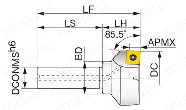 タンガロイ/TUNGALOY 柄付TACミル EFE12050R(350...+soporte.cofaer.org.ar