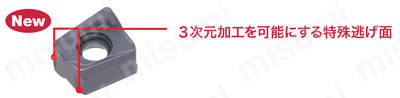 LQMU110708PNER-MJ-AH140 | 直角肩加工用 DoRecTPQ11 18/EPQ11形カッタ