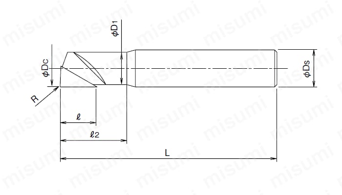 ダイヤモンドエンドミル 1刃 ショート形 MDOS | オーエスジー ダイヤモンドエンドミル 1刃 ショート形 MDOS | オーエスジー